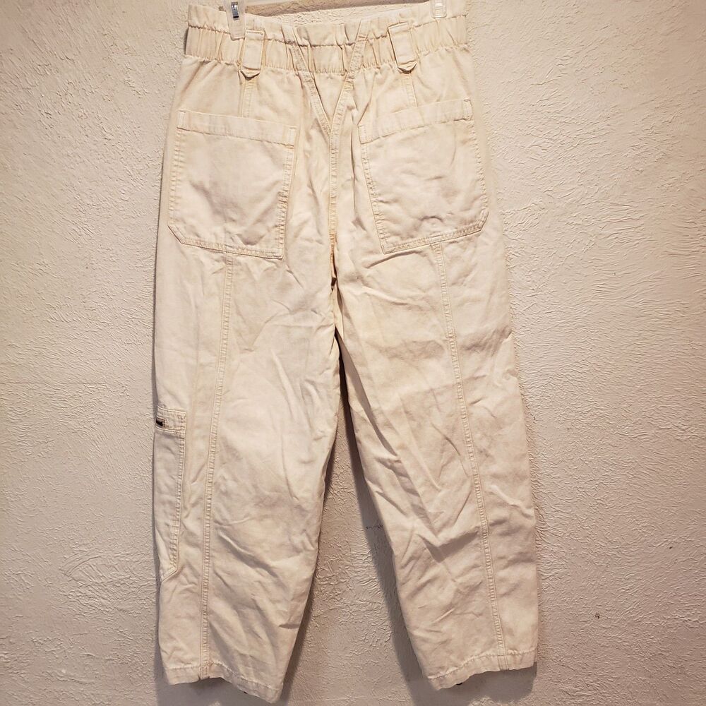 BDG Urban Outfitters Jean Joggers Womens Size S-P Cream Retro 90s Cargo Pocket - Picture 6 of 12